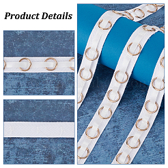 5 Yards Baumwoll-Nähband mit Metallring&nbsp;DIY-OC0012-98