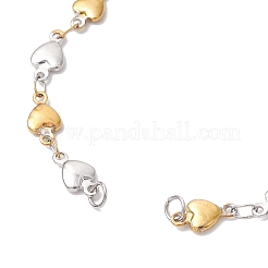 Bracelet à maillons en acier inoxydable 304 pour femme&nbsp;AJEW-JB01340-03