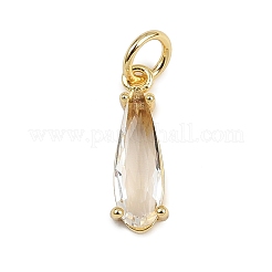 Ottone micro spianare pendenti zirconi&nbsp;KK-C114-25G