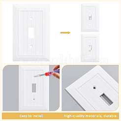 Piastra a muro per presa in plastica&nbsp;AJEW-WH0912-10B