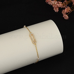 Bracciali a maglie rettangolari in ottone&nbsp;SV9827