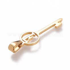Pendentifs initiaux en acier inoxydable 304&nbsp;STAS-D019-09F-G