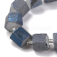 Elettrodeposte perle di quarzo naturale fili&nbsp;G-G767-02-21