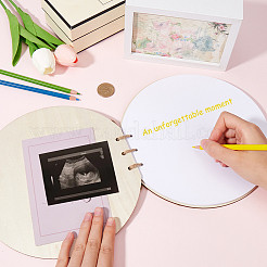 Rond avec le mot hey baby&nbsp;DIY-WH20002-58B