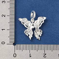 Gestell Messing micro ebnen Zirkonia Anhänger&nbsp;KK-M014-11P