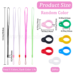 5 hebras de correas de cordón de goma&nbsp;DIY-GF0007-92