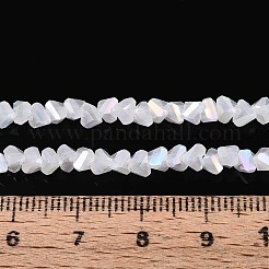Chapelets de perles en verre d'imitation jade électrolytique&nbsp;GLAA-N023-4mm-31