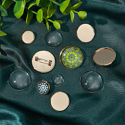 Kit de fabrication de broche dôme vierge à faire soi-même&nbsp;DIY-UN0004-39