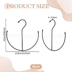 Appendiabiti in ferro a forma di S&nbsp;AJEW-WH0643-003