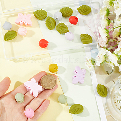 Bastelset für die Herstellung von Schmetterlings- und Blumenarmbandanhängern aus lebensmittelechtem&nbsp;DIY-SC0024-85