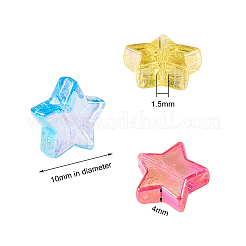 250 pz 10 colori perline acriliche trasparenti ecologiche&nbsp;TACR-CJ0001-21