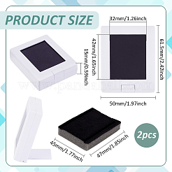 Contenitore di monili di plastica&nbsp;ODIS-WH0043-130A