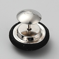 Stoffbezogene Legierungsknöpfe&nbsp;BUTT-WH0035-06B-02