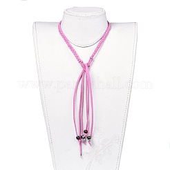Colliers lasso réglables en faux suède&nbsp;NJEW-JN02538