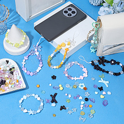 210 g de perles acryliques transparentes et opaques de 7 couleurs&nbsp;TACR-PA0001-29