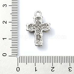 Alliage de placage en rack avec pendentifs en strass noirs&nbsp;FIND-Z051-04P-03