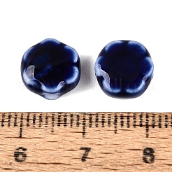 Perles de porcelaine vintage faites à la main&nbsp;PORC-N013-25-04