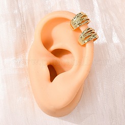 Pendientes de puño multicapa de latón en forma de C&nbsp;EJEW-D332-05D-G