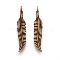 Pendentifs en alliage de style tibétain&nbsp;X-TIBEP-Q064-43AB-NR