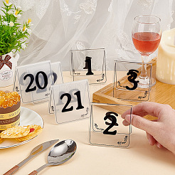 Signe de numéro de table en acrylique&nbsp;AJEW-WH0505-90A