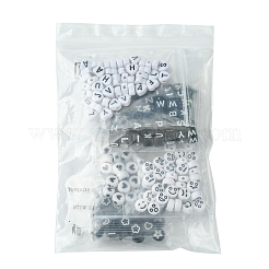 200 pz perline acriliche di stile e forme miste&nbsp;OACR-FS0001-68B