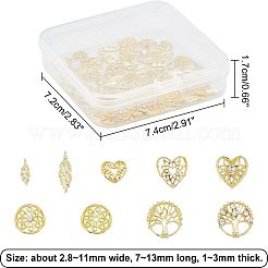 144 pz 9 stili cabochon in lega cava&nbsp;MRMJ-OC0002-41