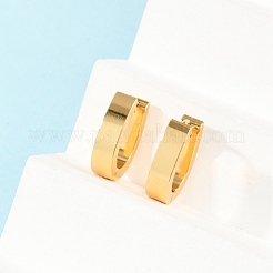 Boucles d'oreilles créoles en acier inoxydable 304&nbsp;LS-EJEW-O087-08B