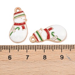 Weihnachten Thema Legierungsemailleanhänger&nbsp;FIND-I065-02G-KCG