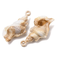 Pendenti acrilici imitazione shell&nbsp;SACR-K005-07B