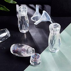 Transparentes Kunststoff-Kosmetik-Cremeglas&nbsp;DIY-BC0011-07