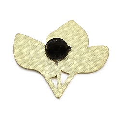Japanische Bananenblatt-Emaille-Anstecknadeln&nbsp;JEWB-I060-01G-04