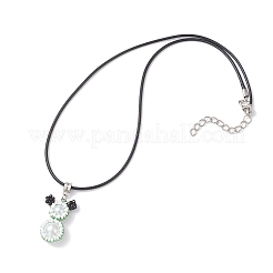 Colliers en perles de rocaille et perles de verre&nbsp;NJEW-MZ00126-04