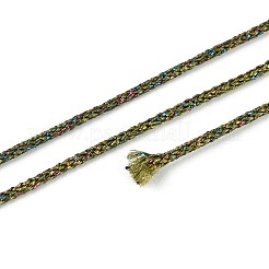 Cordones trenzados redondos de poliéster teñido&nbsp;OCOR-N009-03C-01