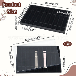 10 rejilla rectangular de cuero pu&nbsp;ODIS-NB0001-38B