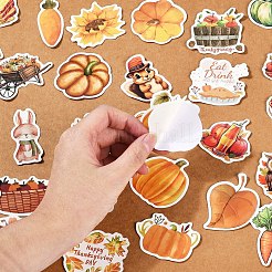 2 Beutel 2 Stile Thanksgiving Day Cartoon Vinyl Aufkleber&nbsp;DIY-YW0009-91