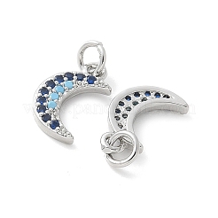 Pendentifs avec zircon cubiques à micro-pavés en laiton&nbsp;KK-U056-22P