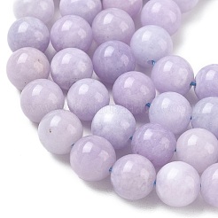 Billes de jade naturelles de teint en malaisades teintes&nbsp;G-G021-02C-27