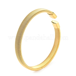 Braccialetti con polsino in rete metallica in acciaio inossidabile 304 per donna&nbsp;BJEW-D022-01D-G
