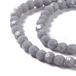 Fili di perle di vetro sfaccettate (32 sfaccettatura).&nbsp;EGLA-J042-36A-03