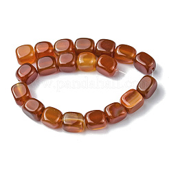 Fili di perline agata rosso naturale&nbsp;G-F743-02K