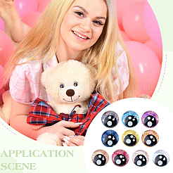 20 Stück Bastelaugen aus Kunststoff&nbsp;DIY-PH0033-81