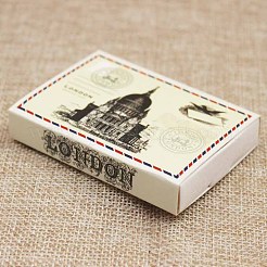 Scatole di carta kraft e cartoline espositive gioielli collana&nbsp;CON-L016-A04