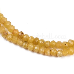 Hilos de abalorios de jade blanco natural&nbsp;G-Z069-01G