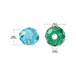 3 farbige transparente Glasperlen&nbsp;EGLA-TZ0001-01