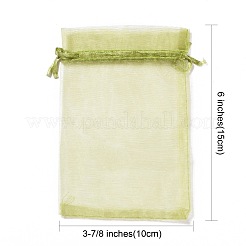Bolsas de regalo de organza con cordón&nbsp;X-OP-R016-10x15cm-13