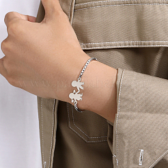 14 Stück 14 Stil 201 Edelstahl-Anschluss-Charms&nbsp;STAS-PJ0001-27