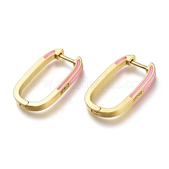 Orecchini a cerchio huggie in zirconi cubici trasparenti micro pavè&nbsp;ZIRC-A017-29G-RS
