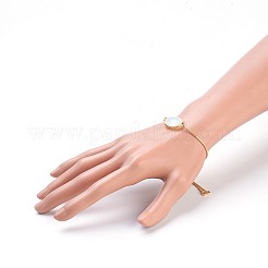 Bracciali in ottone regolabili&nbsp;BJEW-JB03898-05