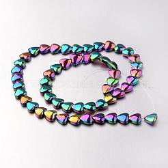 Chapelets de perles en hématite synthétique sans magnétique&nbsp;X-G-F300-22B-02