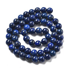 Natürlich gefärbte Lapislazuli-Perlenstränge&nbsp;G-G953-04-6mm